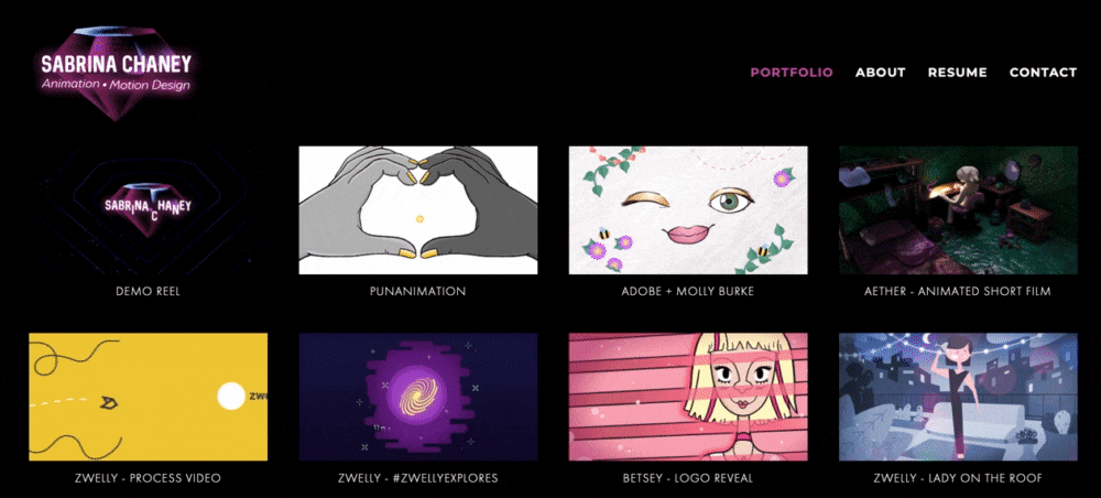 The 10 Best Motion Graphic Designer Portfolio Examples 2 motion graphic designers portfolio examples