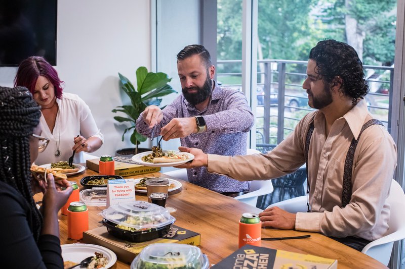Crafting a Winning Product Management Organization Structure 3 team lunch