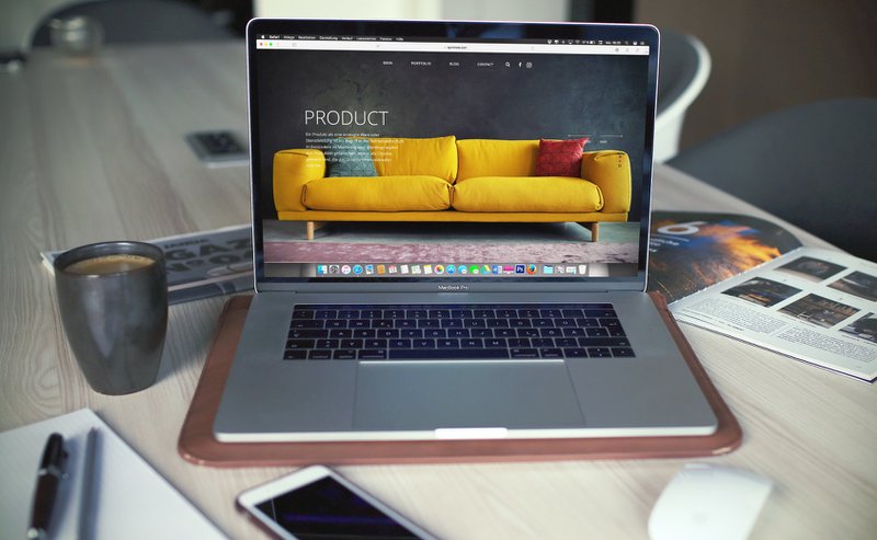 Why Should You Hire A Freelance Website Designer For Your Startup? 2 An example of great design of a furniture website