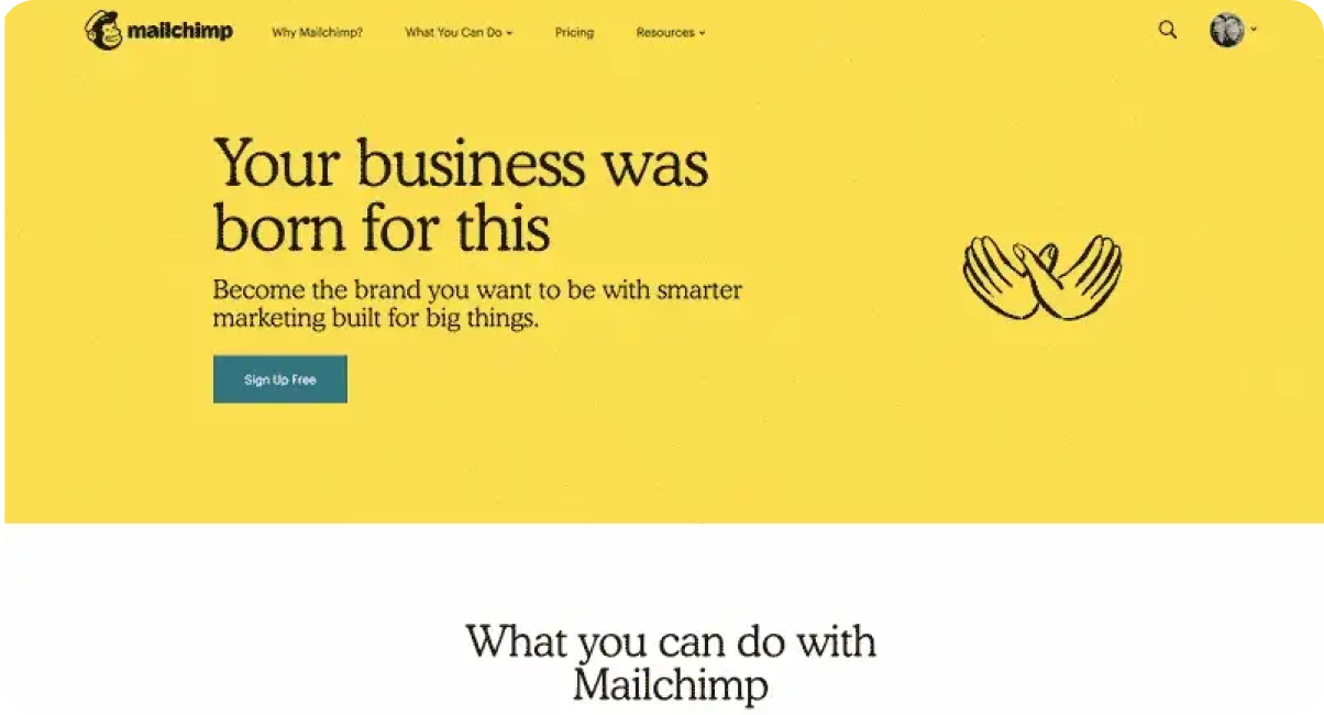 Mailchimp2 Mailchimp Design Before